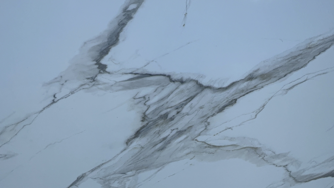 OLK1003G Calacatta Gold Новая коллекция Кварцевый камень с полной печатью под мрамор методом струйной печати высокого разрешения