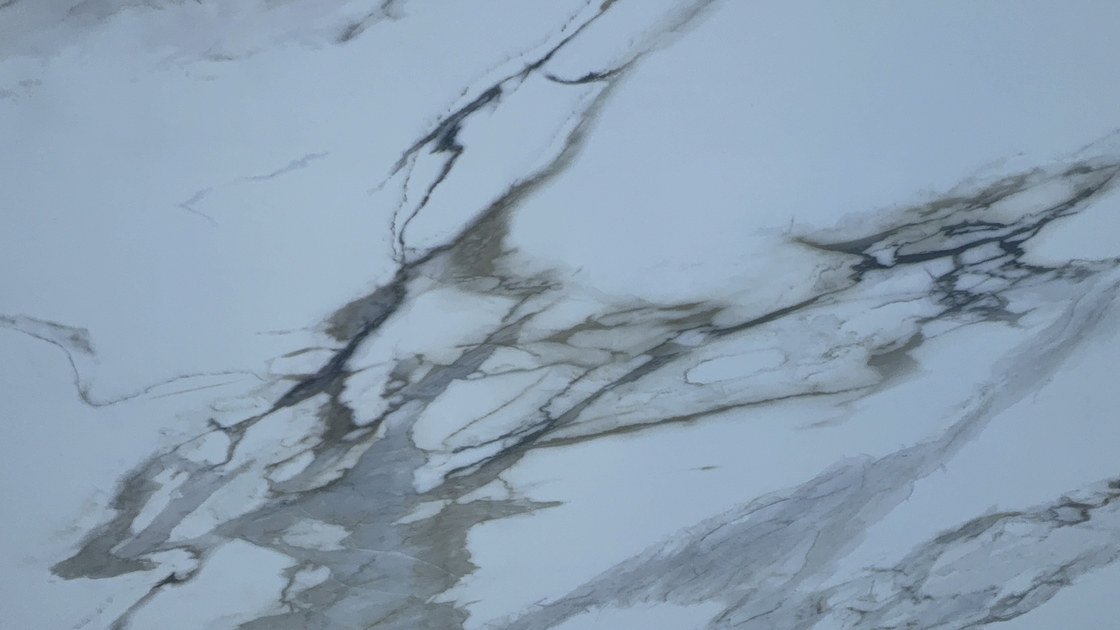 OLK1003G Calacatta Gold Новая коллекция Кварцевый камень с полной печатью под мрамор методом струйной печати высокого разрешения